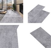 vidaXL Vloerplanken zelfklevend 4-46 m² 3 mm PVC cementgrijs - Vloerplanken - Vloerplanken - Vloertegels - Vloertegels