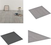 vidaXL Vloerplanken zelfklevend 5-11 m² PVC grijs gespikkeld - Vloerplank - Vloerplanken - Vloertegel - Vloertegels