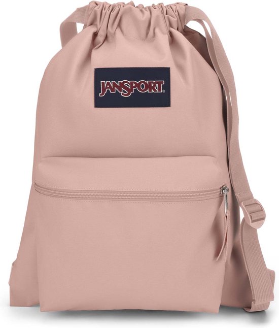 JanSport DRAWSACK Gymtas, 14 Liter - Misty Rose