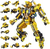 Ensemble de Jouets robots - 573 pièces Jouets de construction - Jouets d'apprentissage 25 en 1 - Bouwstenen créatifs - Ensembles de Figurines à jouer - Kit de construction - Robots