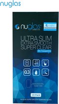 NuGlas 10 Screenprotectors Voor iPhone 6 Plus / 6S Plus / 7 Plus / 8 Plus - Tempered Glass 2.5D - Voordeel Pak