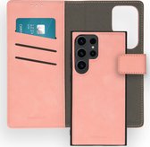 iMoshion Hoesje Geschikt voor Samsung Galaxy S24 Ultra Hoesje Met Pasjeshouder - iMoshion Uitneembare 2-in-1 Luxe Bookcase - Roze