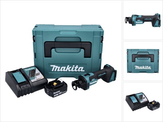 Makita DCF102Z 14,4 V / 18 V Ventilator met zwenkfunctie zonder accu's en lader