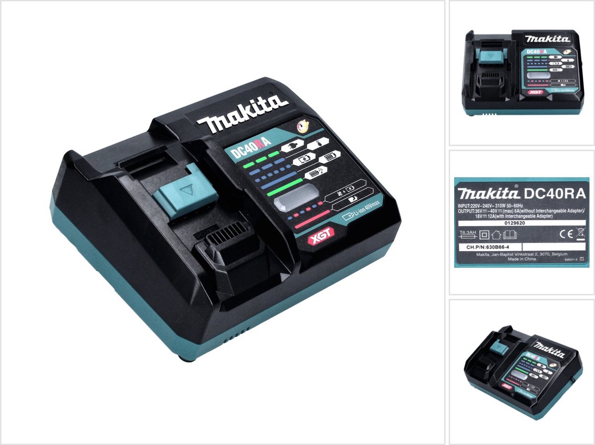 Makita - DC40RA - accu - 40V - oplader - 12,0 A