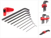 Wera 05022086001 9-delige Blacklaser Inbussleutelset - 1,5-10mm