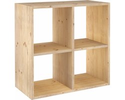 Astigarraga Vakkenkast open - 4 vakken - PEFC grenen - 71x71cm