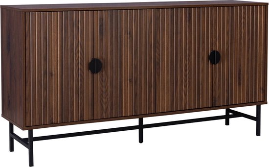 sweeek - Dressoir, bazalt, l 157,5 x b 39 x h 83cm