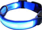 CHPN - LED-Halsband - Honden halsband - Halsband - Blauw - L - 45-52 cm - Dierenband - Collar