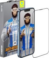 Blueo Gorilla Glass Film - Protecteur d'écran iPhone 13 / iPhone 13 Pro / iPhone 14 (6,1 pouces) - Glas Trempé 9H - Antireflet - AR&AG Mat