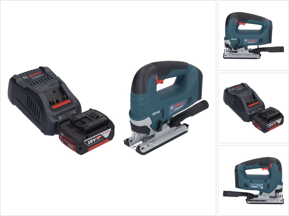 Bosch GST 18V-125 B Professionele accudecoupeerzaag 18 V 125 mm borstelloos + 1x accu 5.0 Ah + lader