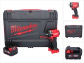 Milwaukee M18 FIW2F38-501X Clé à chocs sans fil 18 V 339 Nm 3/8 " sans balais + 1x batterie 5,0 Ah + boîtier HD - sans chargeur