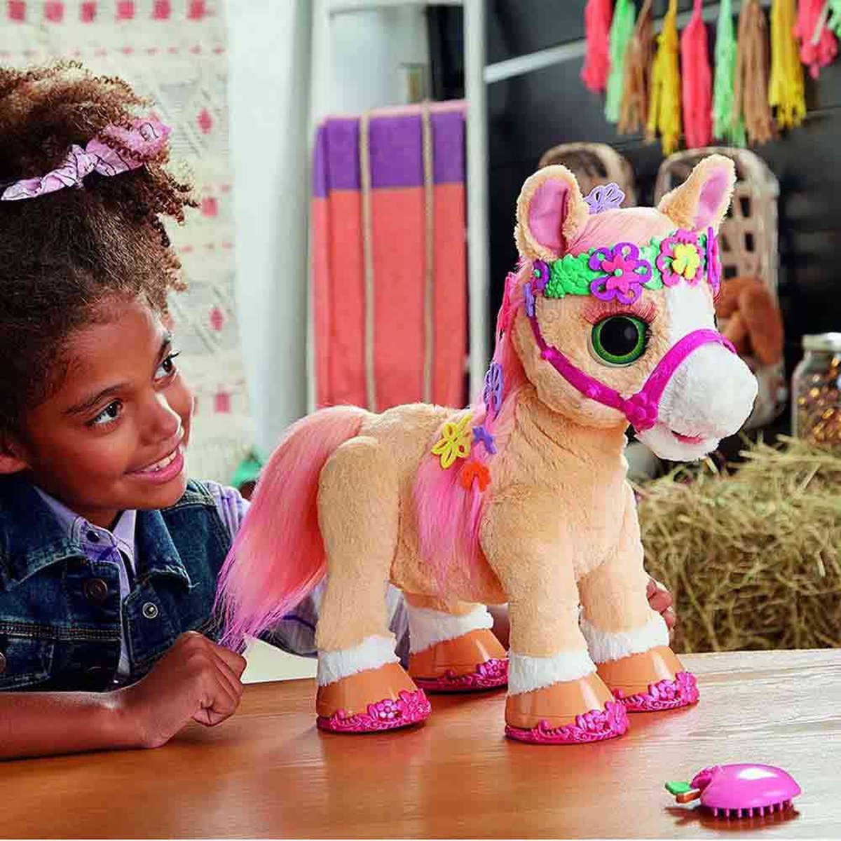 FurReal Cinnamon Mijn Styling Pony - Interactieve knuffel — afbeelding 11