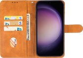 Mobigear Étui portefeuille pour Samsung Bookcase S23 FE - Marron