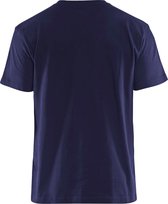 Werkshirt Blåkläder Bi-Colour Blauw/Geel - maat XL