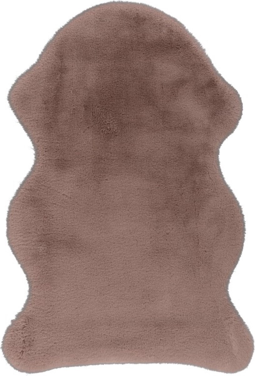 Organisch Vloerkleed | Tapijt | Cosy | Uni | Poederroze | 60x90 cm