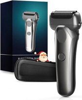 Bodygroomer Mannen - Body trimmer Heren - Body Shaver Mannen - Lichaam Groomer - 360° Flex - Waterdicht - LED-scherm - Grijs