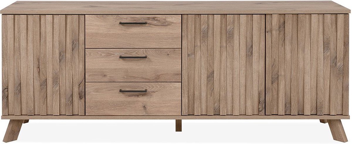 Dressoir Arabella 175 Cm 3 Lades-Zweedse Eik