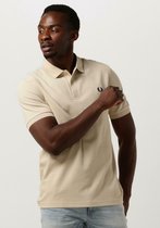 Fred Perry The Plain Fred Perry Shirt Polo's & T-shirts Heren - Polo shirt - Zand - Maat S