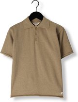 Baje Studio Mackay Polo's & T-shirts Jongens - Polo shirt - Taupe - Maat 98/104