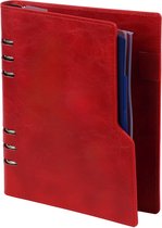 1016-16-p A5 6 Ring Planner Organizer Rood