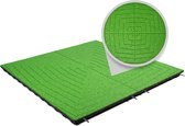 Rubberen tegels | Groen design | Per 1 m² | Dikte 4,8cm | 100x100cm | Speelplaatstegel