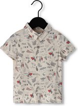 IKKS Chemise Mc Polo's & T-shirts Unisex - Polo shirt - Beige - Maat 86