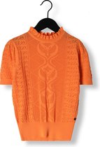 Frankie & Liberty Hope Knit Tops & T-shirts Meisjes - Shirt - Oranje - Maat 176