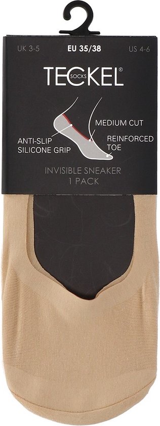 Teckel 1-paar onzichtbare sneaker sokken - siliconen randje