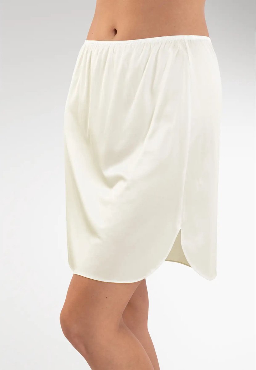 Nina von c lange onderrok 60 CM - Jupon antistatisch - Wit, zwart, beige, champagne - 48