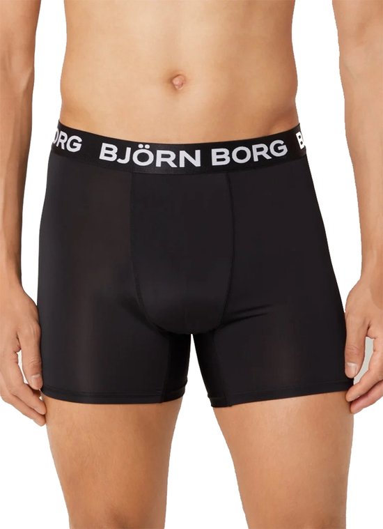 Bjorn Borg heren boxershort - Performance - 1-Pack - Black - 2XL .