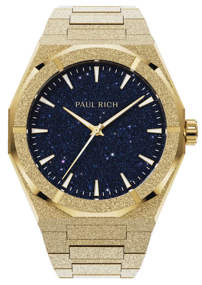 Paul Rich Frosted Star Dust II Gold FRSD202 horloge