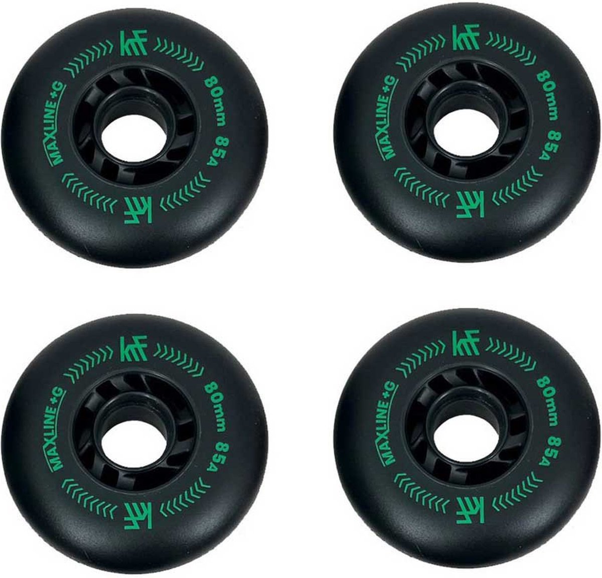 Krf Maxline 85a Schaatswielen Zilver 80 mm