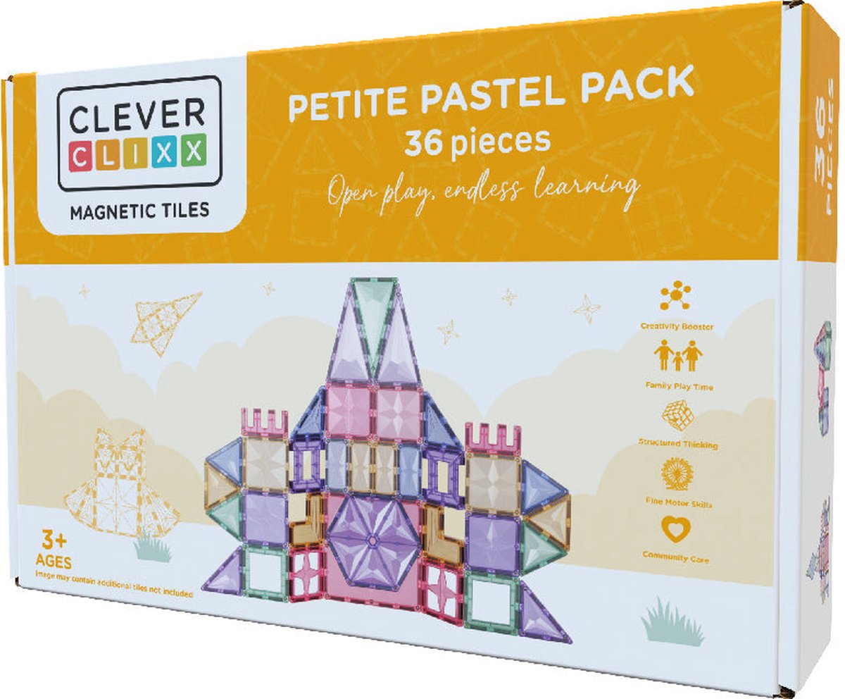Cleverclixx Petite Pastel Pack | 36 Stuks