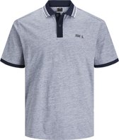 JACK&JONES JCOMELANGE JERSEY POLO SS Heren Poloshirt - Maat XS