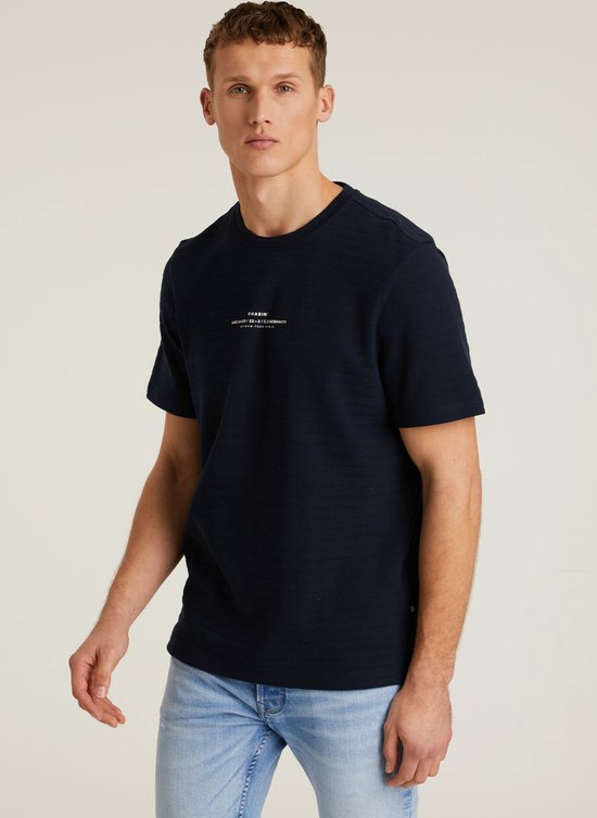 Chasin' T-shirt Eenvoudig T-shirt Norris Donkerblauw Maat XXL