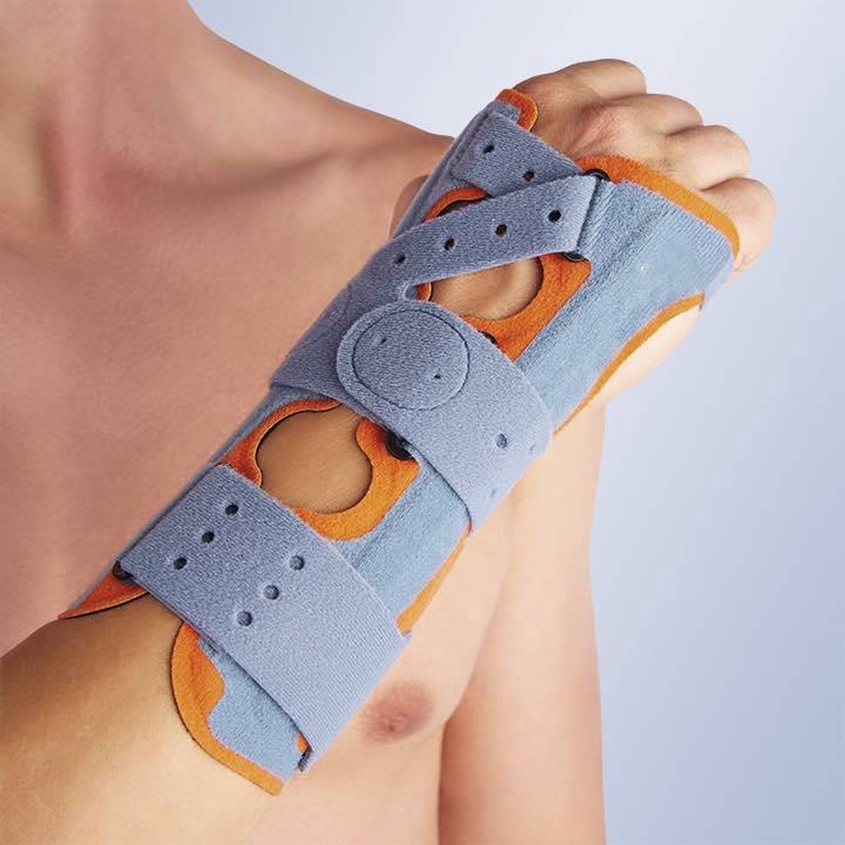 Orliman Manutec Polsbrace - Maat: 2 (18-22 cm) - Kleur: Grijs