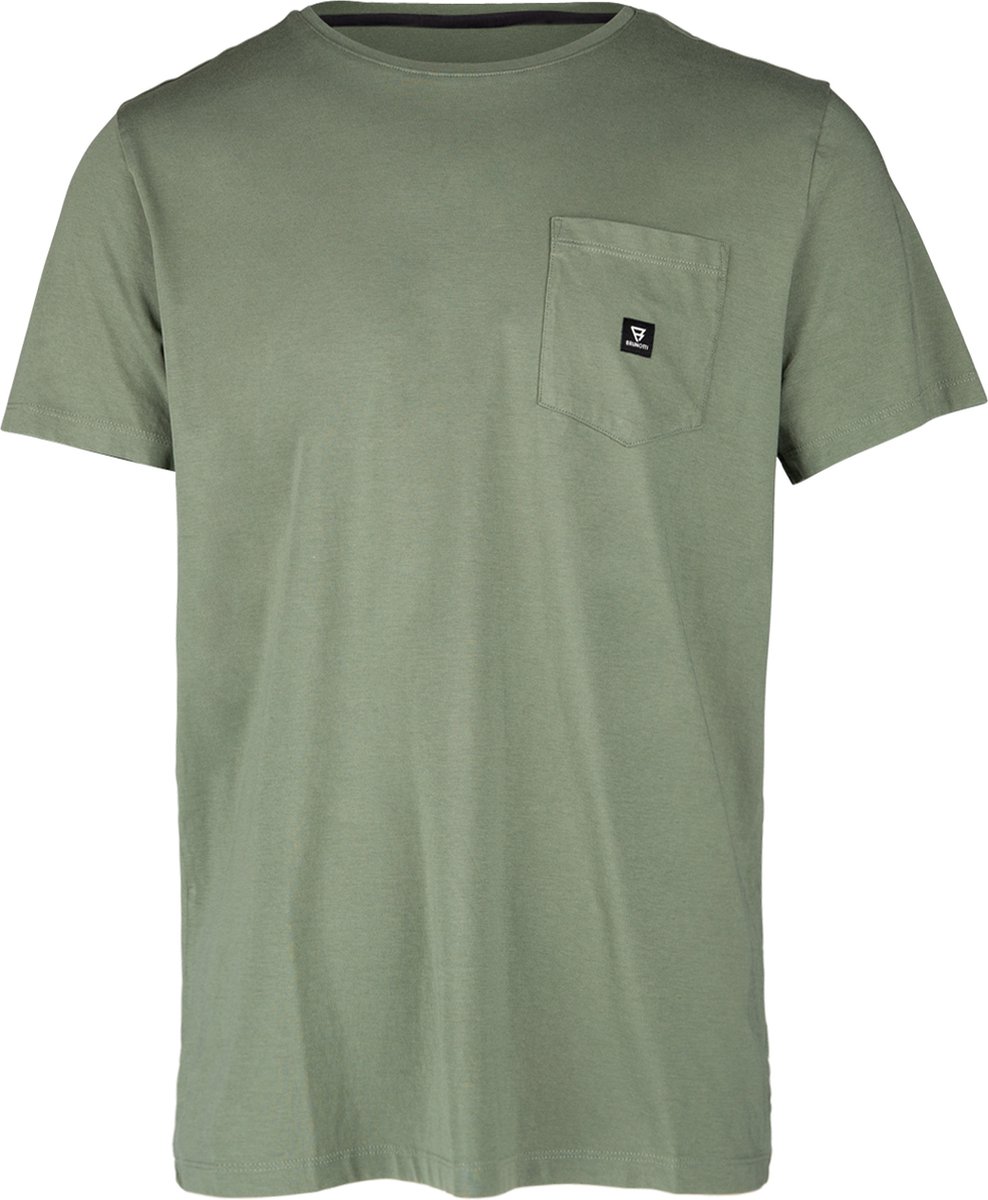 Brunotti Axle T-Shirt T-Shirt Heren 100% Katoen L Groen