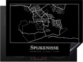 KitchenYeah® Inductie beschermer 71x52 cm - Spijkenisse - Kaart - Stadskaart - Plattegrond - Kookplaataccessoires - Afdekplaat voor kookplaat - Inductiebeschermer - Inductiemat - Inductieplaat mat