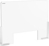 Uniprodo Hoestscherm - 95 x 65 cm - Acrylglas - doorlaat 38 x 25 cm