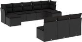 vidaXL-10-delige-Loungeset-met-kussens-poly-rattan-zwart