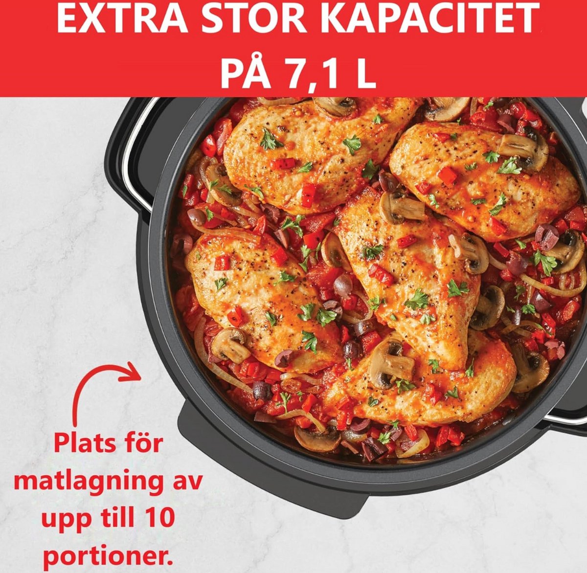 Multicooker - Rijstkoker - Slowcooker (EAN: ...8619) - afbeelding 3