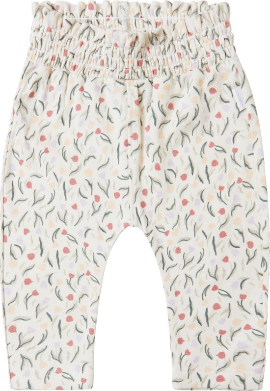 Noppies Girls Pants Cape Coral relaxed fit allover print Meisjes Broek - Whitecap Gray - Maat 62