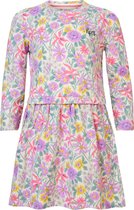 Noppies Girls Dress Ellaville manches longues all over print Filles Dress - Whitecap Grey - Taille 92