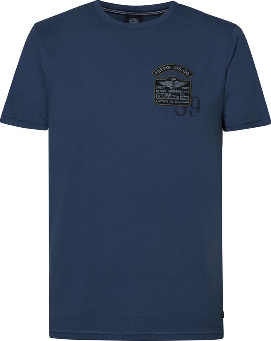 Foto: Petrol industries heren artwork t shirt palmetto blauw maat m