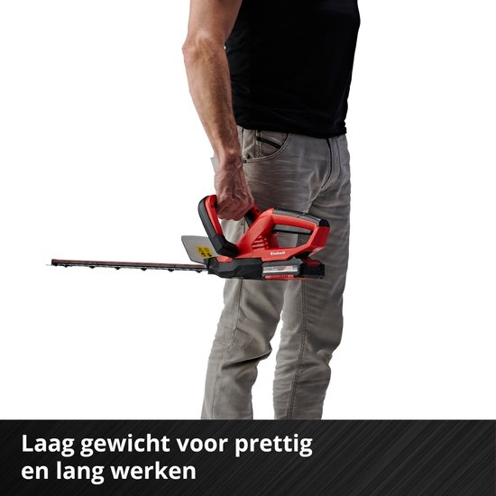 Einhell Accu Heggenschaar GC-CH 1846 Li Kit - Power X-Change - 18 V/Li-ion - Snoeilengte: 46 cm - Tandafstand: 15 mm - Ergonomische handgreep - Incl. 2,0 Ah accu en lader van Einhell — afbeelding 5