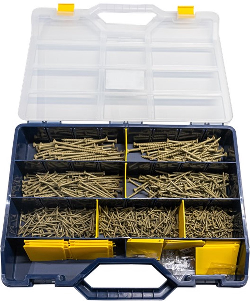Woodies- Ultimate Shield Outdoor - Assortimentskoffer - (800 delig)