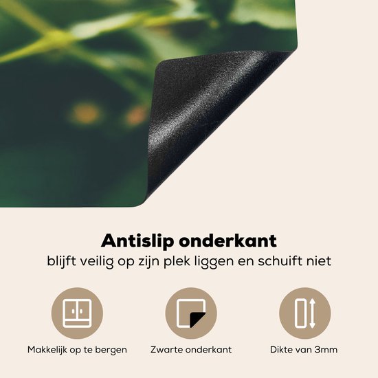 KitchenYeah® Inductie beschermer 30x52 cm - Vlinder - Bloemen - Tuin - Kookplaataccessoires - Afdekplaat voor kookplaat - Inductiebeschermer - Inductiemat - Inductieplaat mat