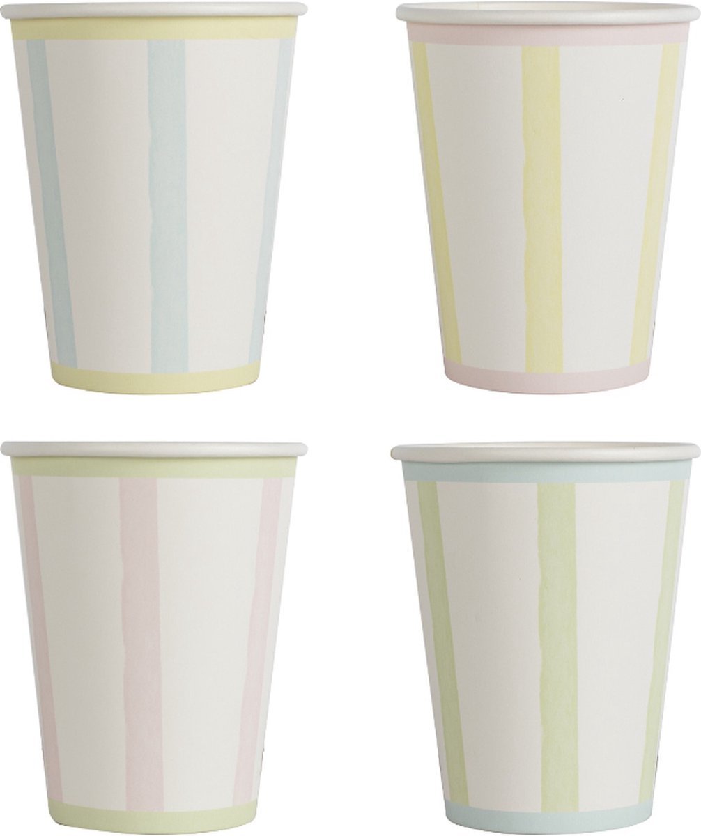 Ginger Ray - Ginger Ray - Papieren bekers pastel kleuren - 8 stuks - 220 ml