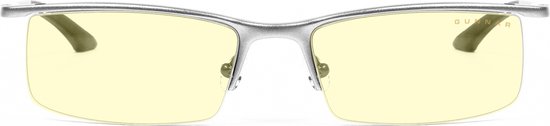 GUNNAR Gaming- en Computerbril - Emissary, Mercury Frame, Amber Tint - Blauw Licht Bril, Beeldschermbril, Blue Light Glasses, Leesbril, UV Filter