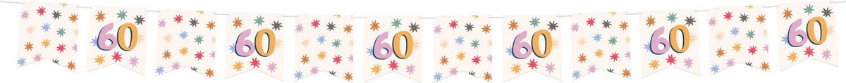 Folat - Vlaggenlijn Starburst 60 jaar - 6 meter